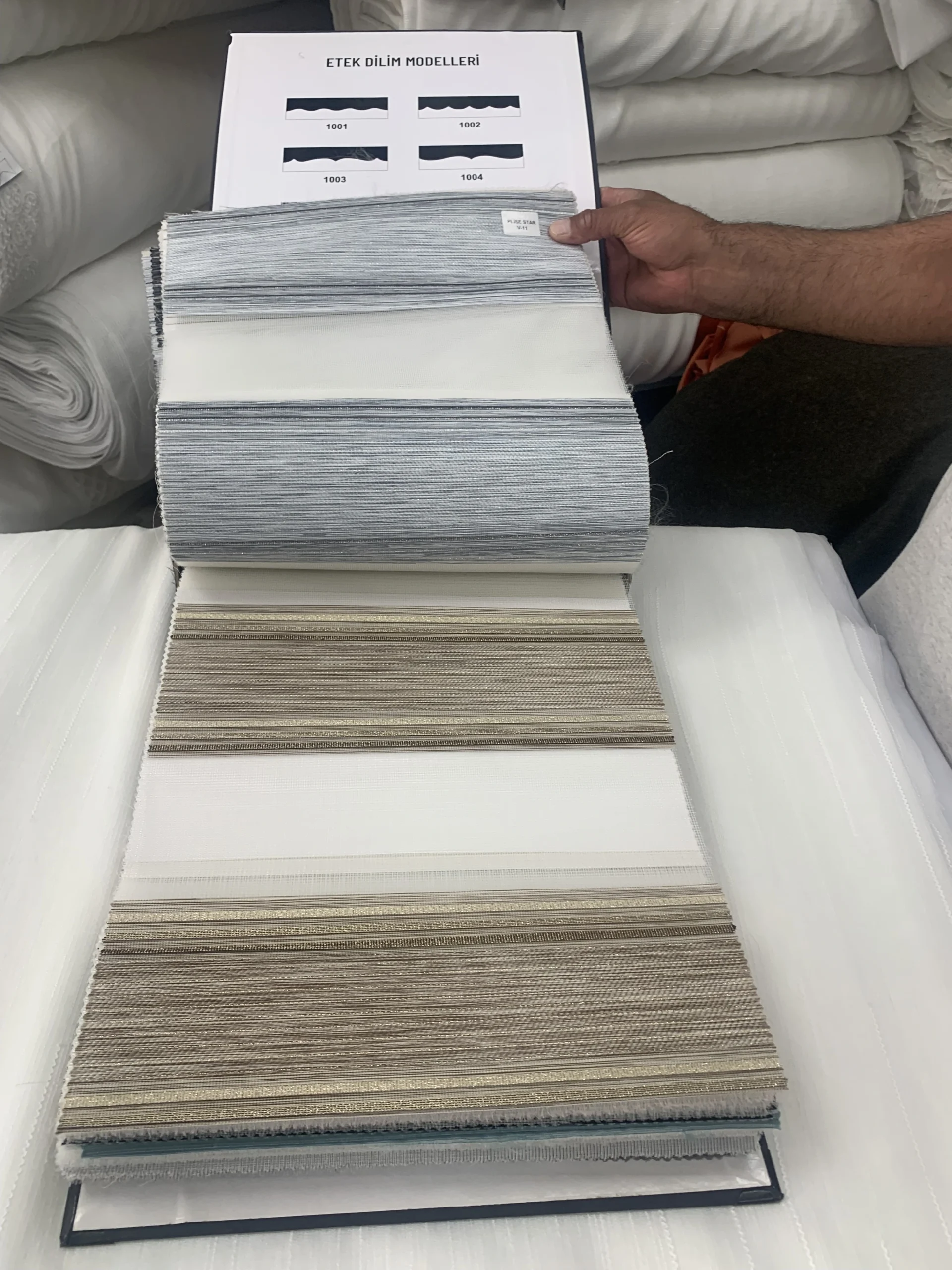Bespoke tailoring swatch